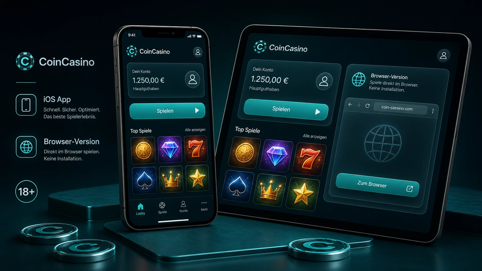 CoinCasino iOS App