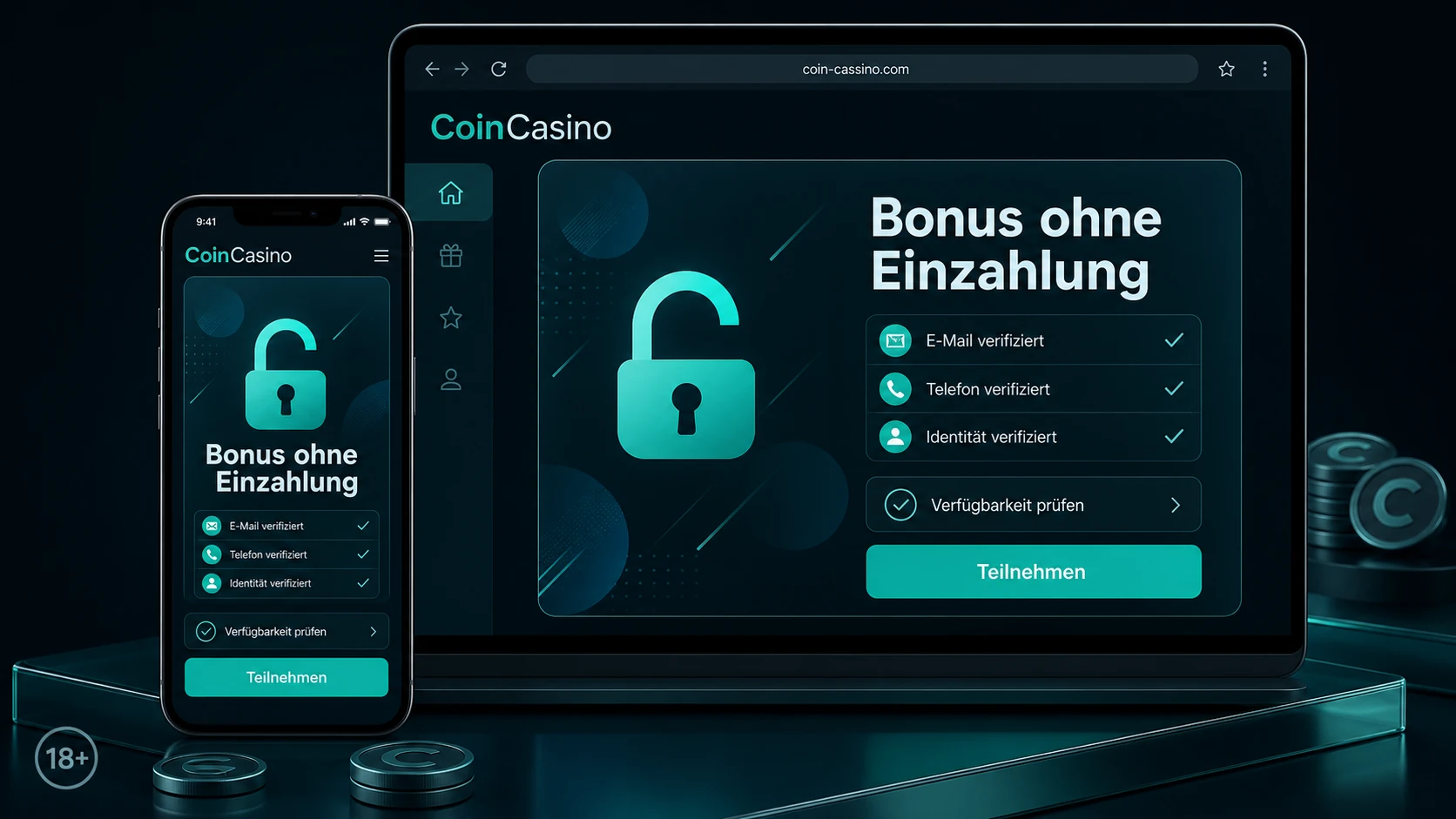 CoinCasino Bonus ohne Einzahlung