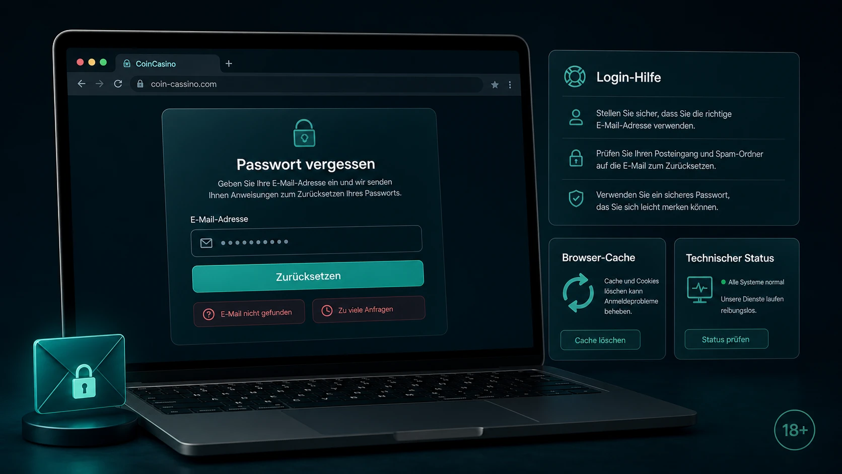 Passwort vergessen? Login-Probleme lösen