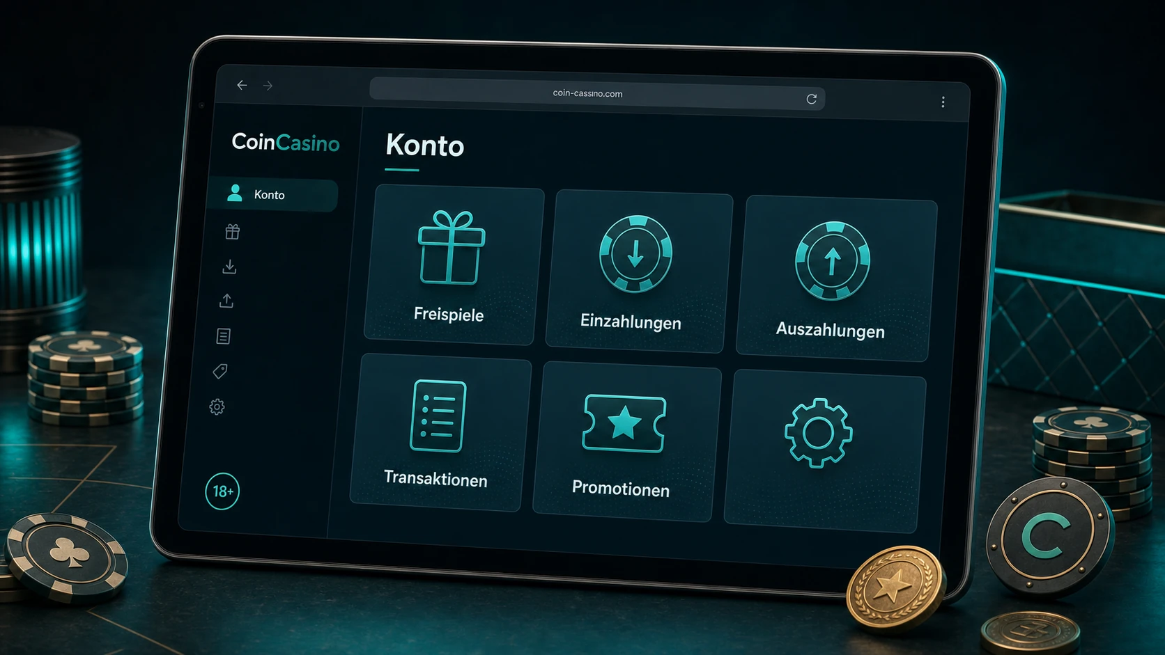 Vorteile eines CoinCasino Kontos
