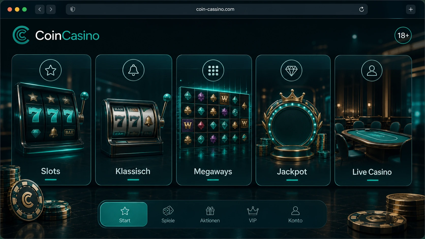 Spiele im CoinCasino